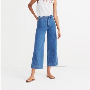 Madewell Emmett Wide-Leg Crop Jeans NWT
